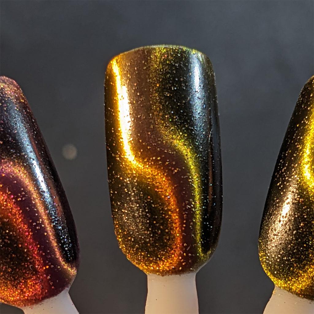 Martian Dust Storms - Orange/Red Magnetic Multichrome & Reflective