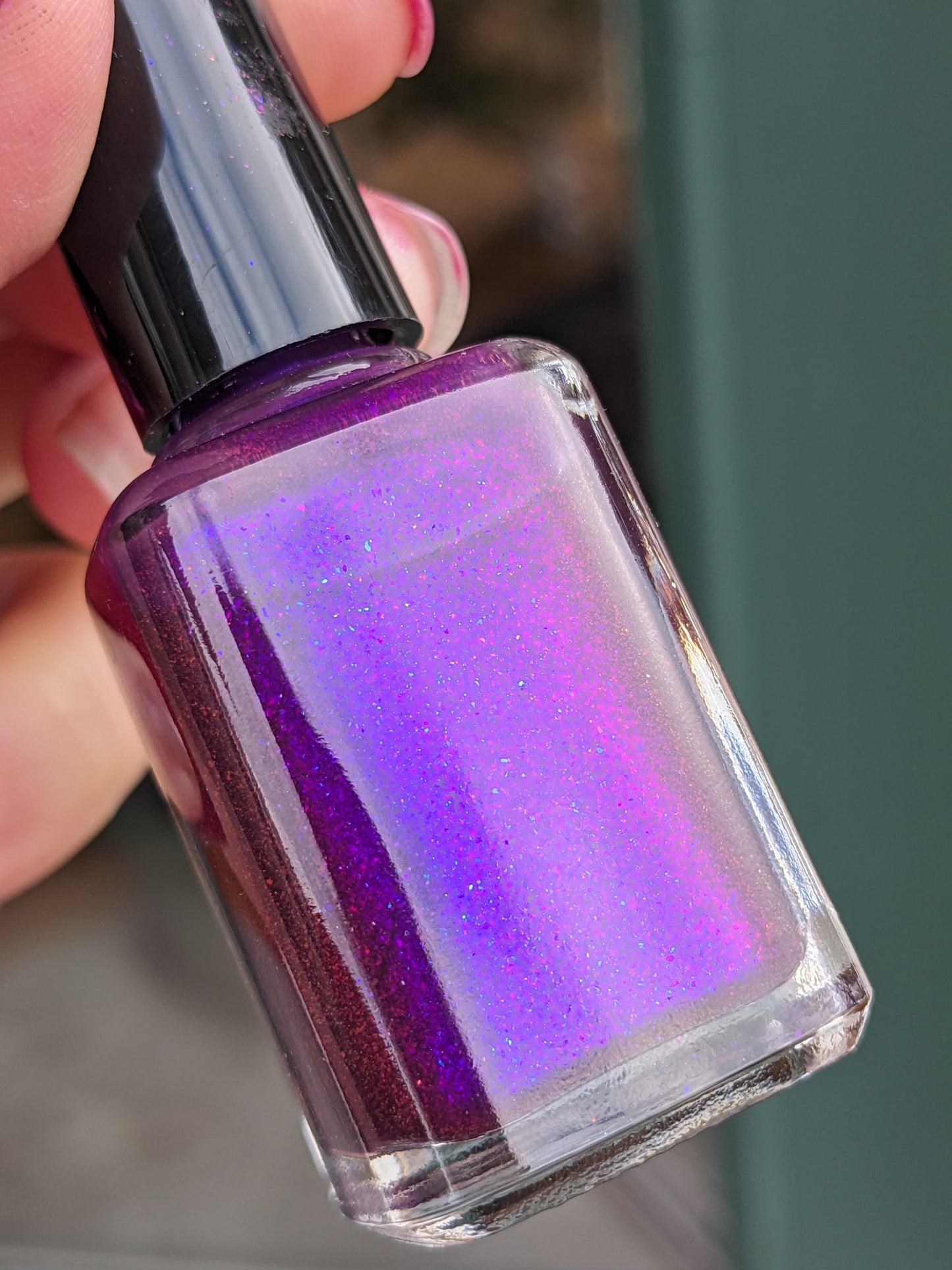 Fix Your Heart - Purple with violet-gold Aurora shimmer