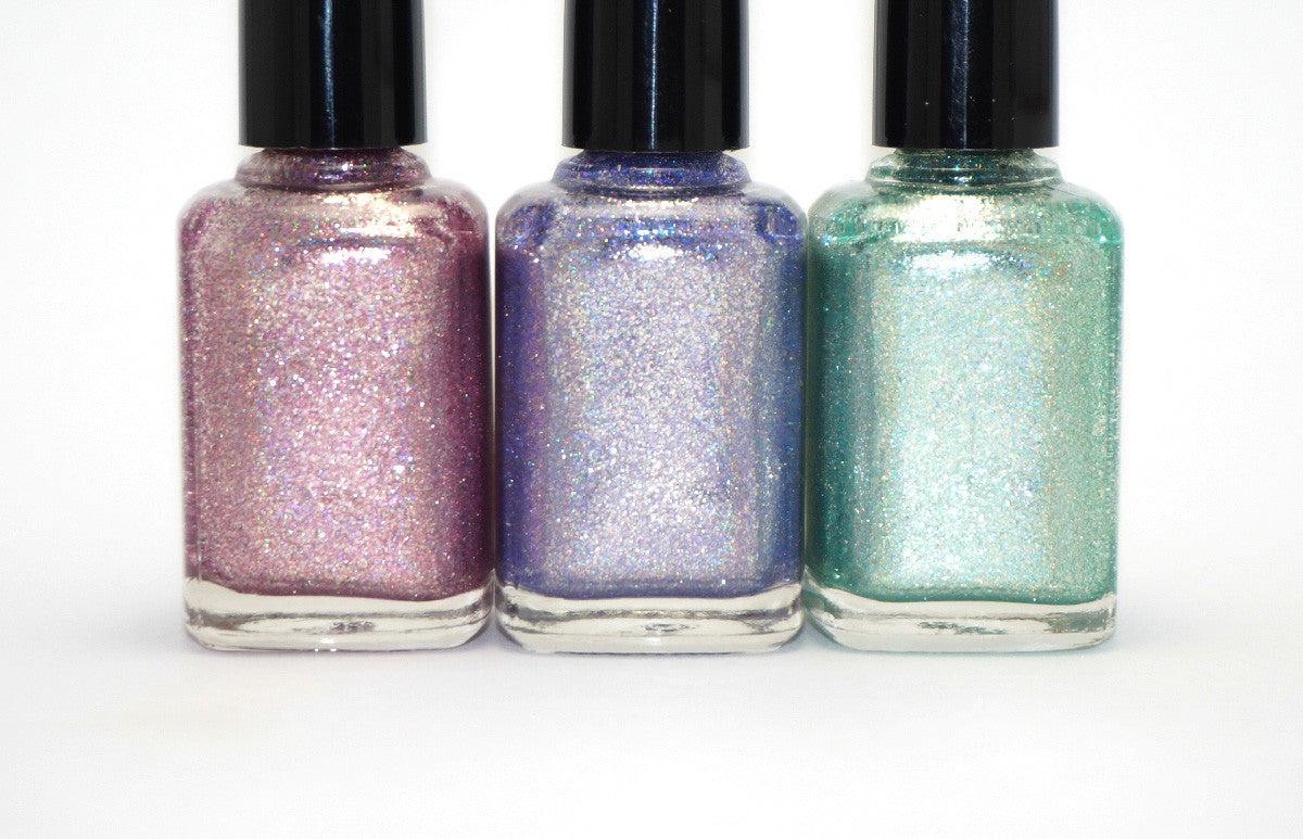 It's Alive! - green glass fleck holo chrome