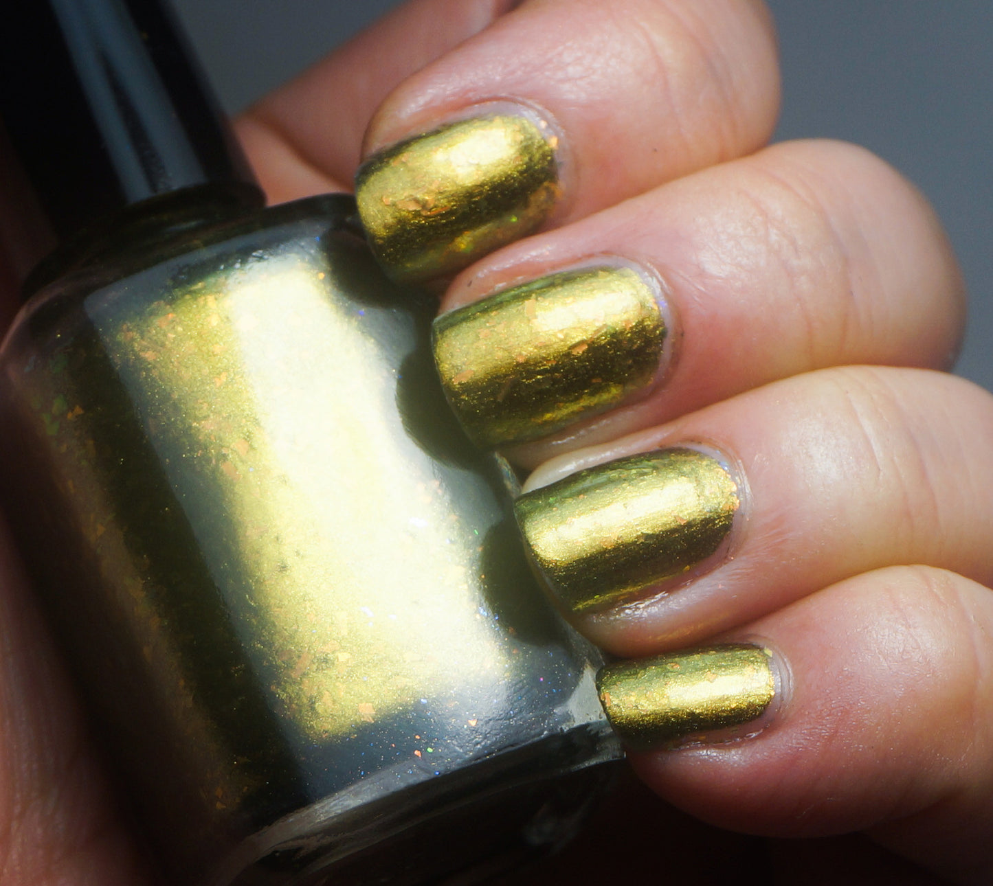 Basilisk - OG UP - gold multichrome & red to green OG UP flakies