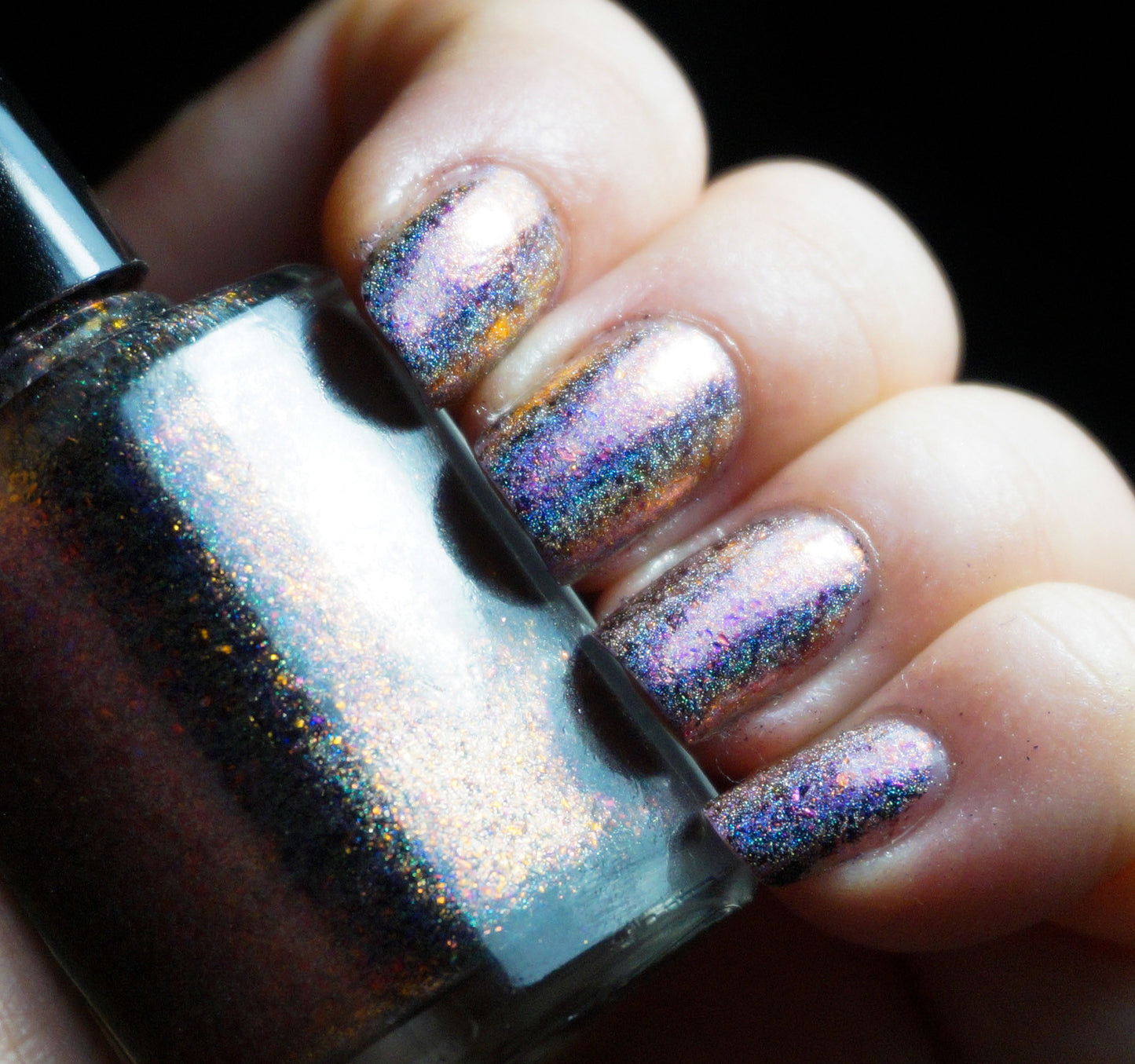 Violet Stars (HOLO) - purple/red/gold mega chrome flakie