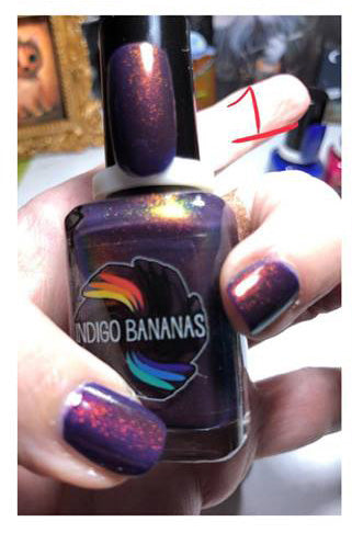 This Shift is Bananas - dark blue/purple/indigo OG UP shimmer ('unicorn pee')