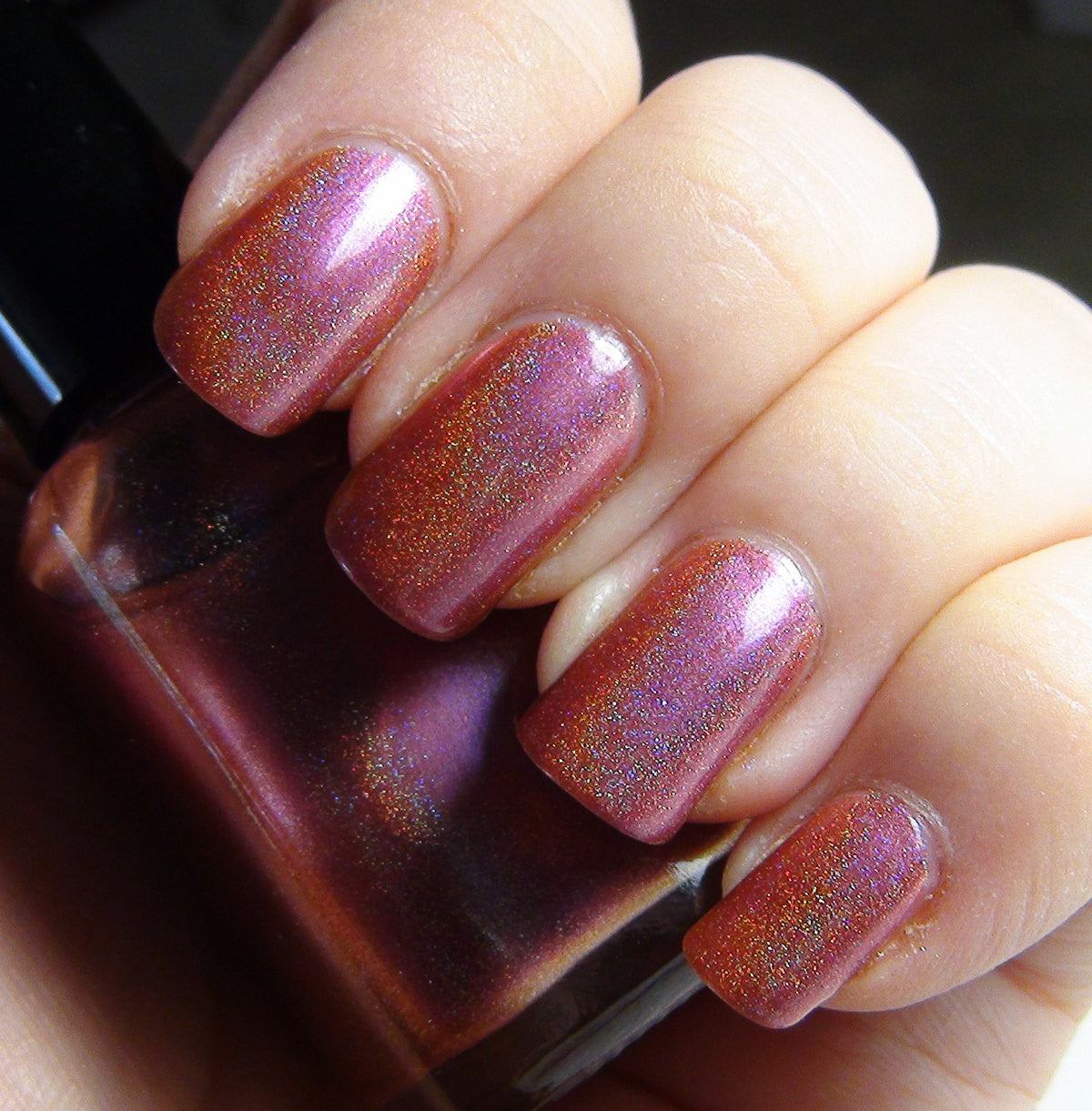 Dream a Little Dream - pink/orange multichrome holographic DISCONTINUED