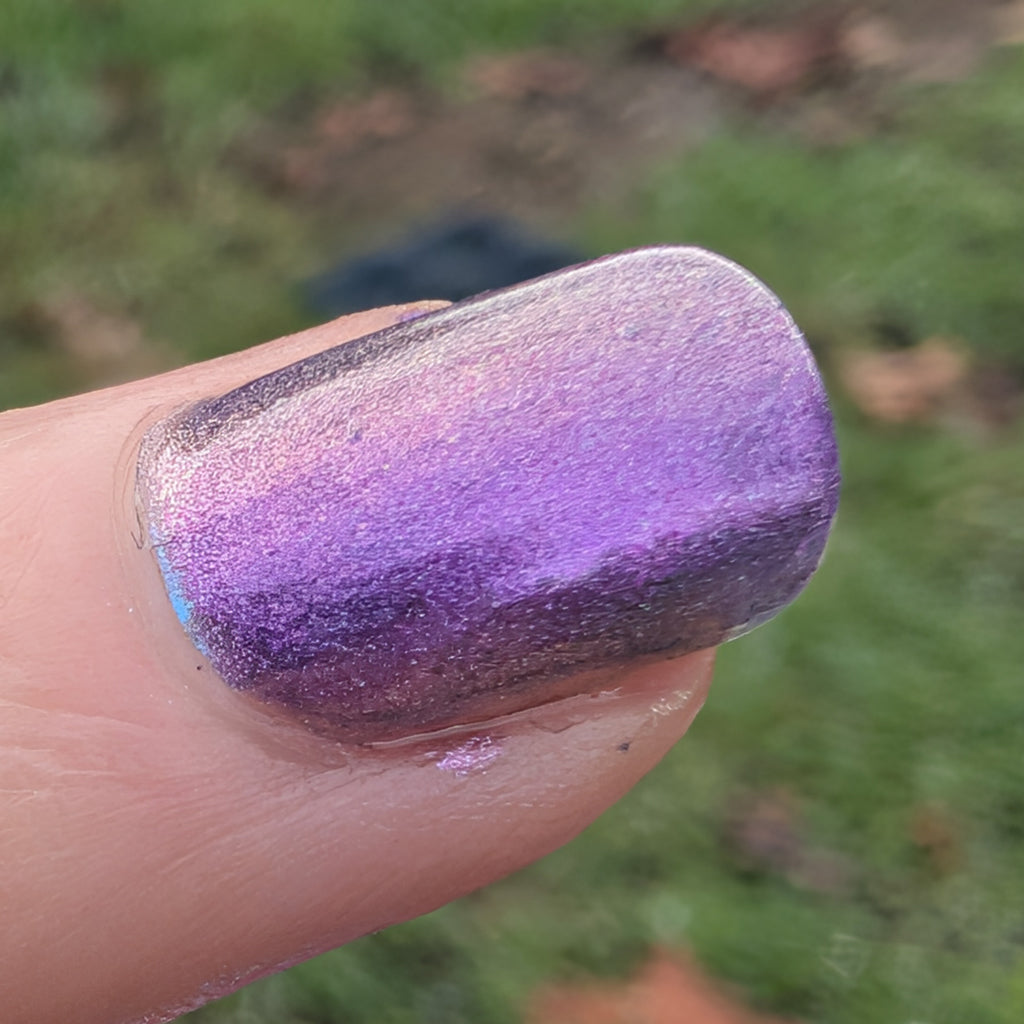 Purple Haze - purple-pink-gold multichrome holographic shimmer