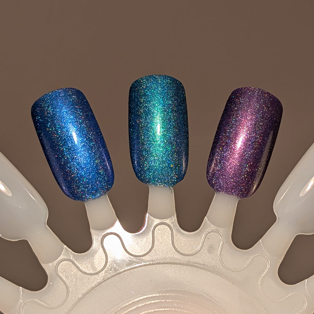 Purple Haze - purple-pink-gold multichrome holographic shimmer