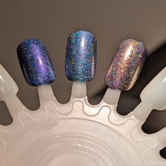 Purple Haze - purple-pink-gold multichrome holographic shimmer