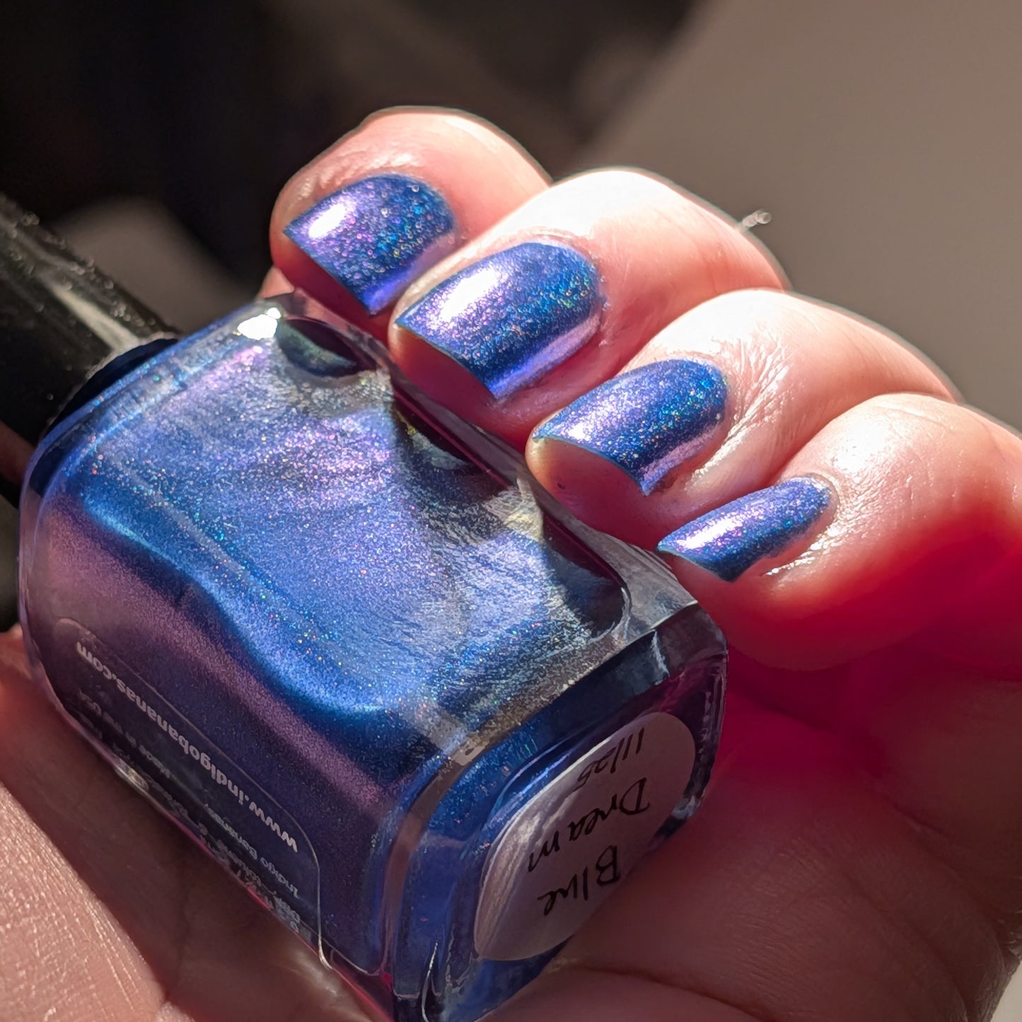 Blue Dream - blue multichrome holographic shimmer