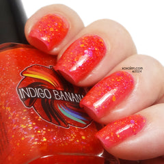 Hot Pepper Tuna - red/coral neon glitter - UV reactive